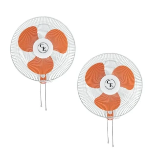 VT2PC40 - OSCILLATING WALL FAN WITH ROPE - 2 UNITS - (45W-40cm)
