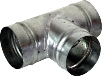 TM200ZN - VENTS - JUNCTION TEE FOR AIR CONDUCTORS IN GALVANIZED IRON | Ø 200mm
