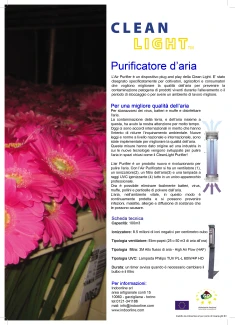 P100100 - REPLACEMENT UVC LAMP FOR CLEANLIGHT AIR PURIFIER 60W