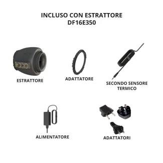 SECRET JARDIN - EXTRACTOR DF16E350 | 150/250/350 m3/h