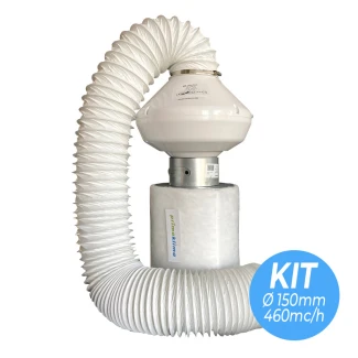 KVENT150 - AIR PURIFICATION AND FILTRATION KIT 150 | Ø150mm - 460mc/h