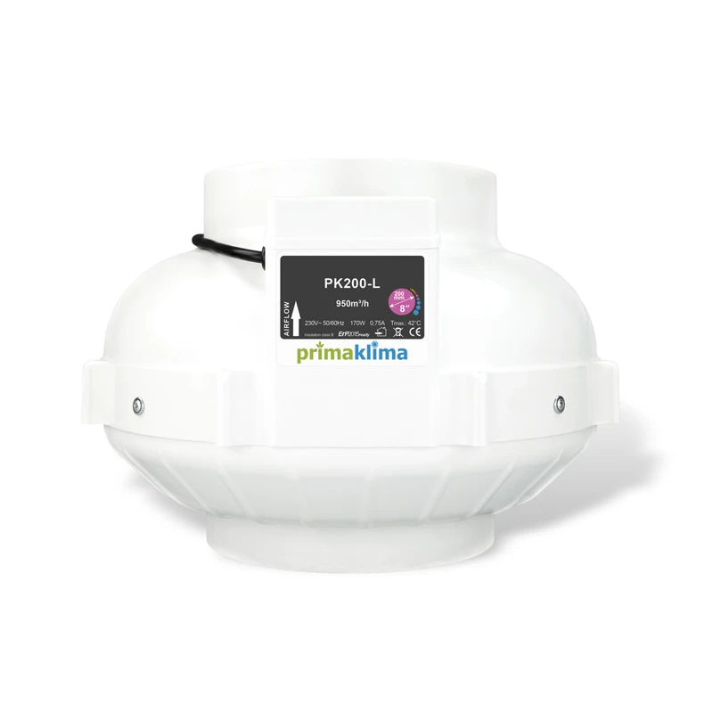 PK200-L - FIRST KLIMA - PK200-L ASPIRATEUR 1 VITESSE | Ø 200mm - 950m3/h