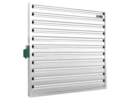 SERRANDA RIPESA ARIA AD ALETTE SOB 53 KD CON SERVOMOTORE SAS2K IN KIT DI MONTAGGIO