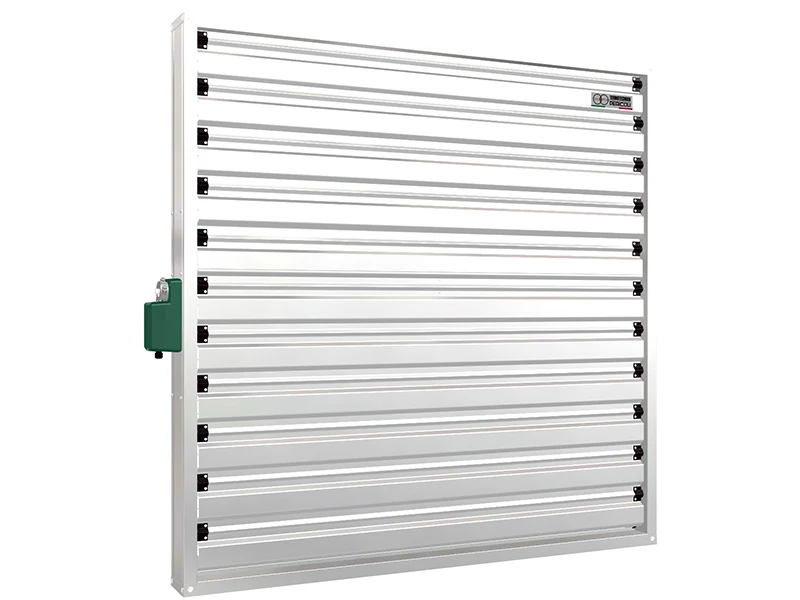 F11E001/56498 - SERRANDA RIPESA ARIA AD ALETTE SOB 53 KD CON SERVOMOTORE SAS2K IN KIT DI MONTAGGIO